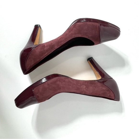 Cole Haan Patent Leather & Suede Pumps Size 9.5B - Picture 3 of 10